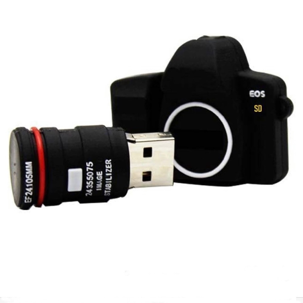 Adorable Silicone Camera USB 2.0 Flash Drive 8GB
